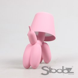 Lampa stołowa LED dla psa Balloon 16x10x18 cm różowy