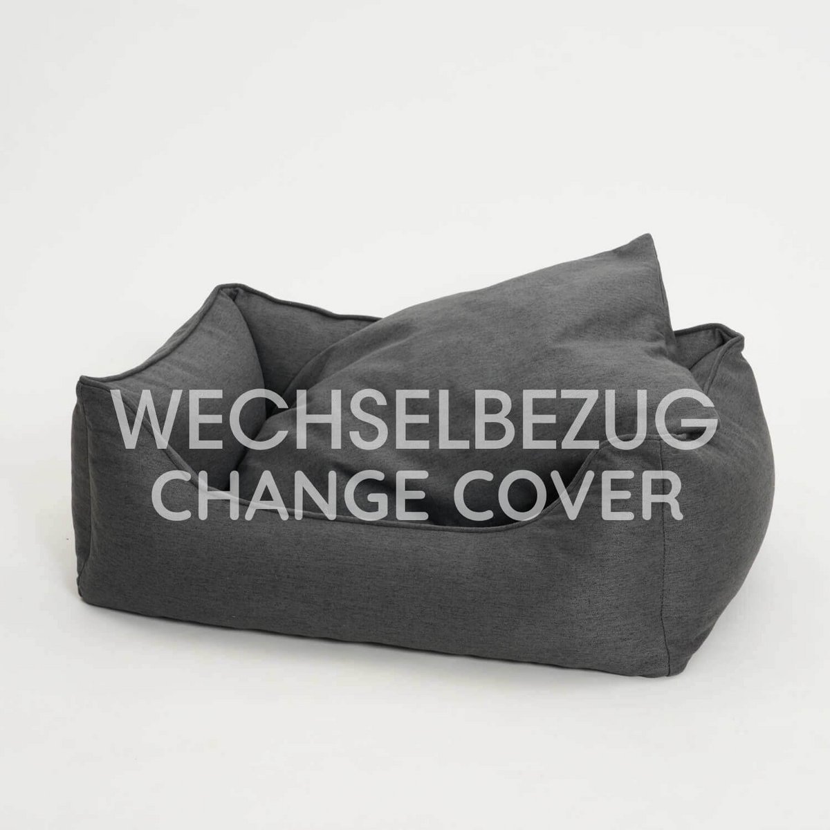 Wechselbezug Hundebett Box Bett Ono graphit