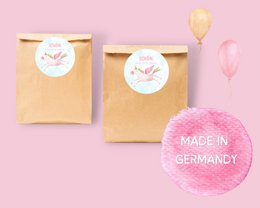 Unicorn party bags with sticker - unicorn guest gift bag for unicorn birthday