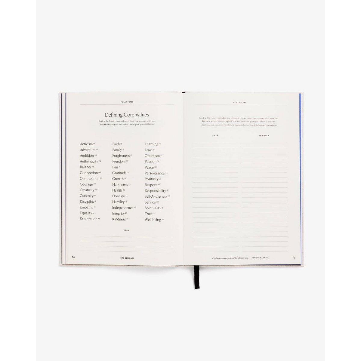 Life Designer Journal - 100+ Eingabeaufforderungen für das Selbstwachstum, Ziele