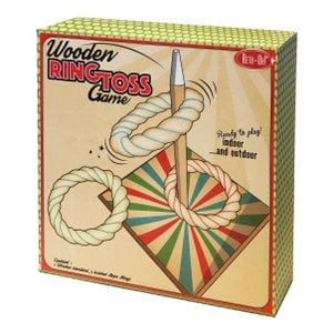 Retr-oh Ring werfen / hölzerner Ring-Wurfspielzeug werfen Spiele / alte niederländische Spiele auf = on