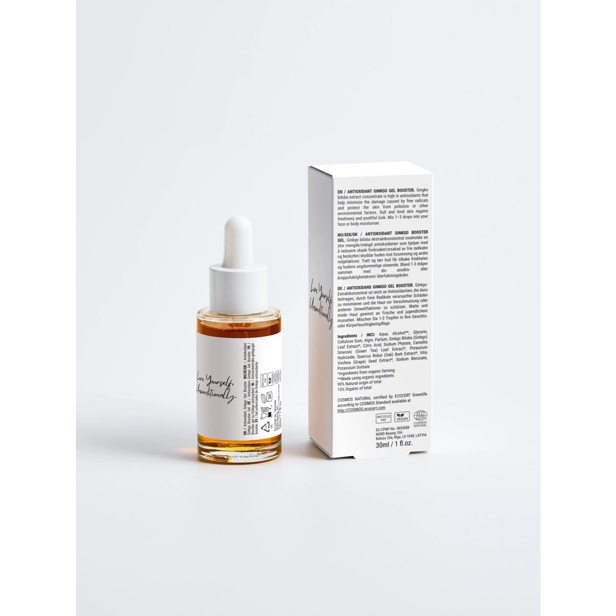 Ginkgo-Booster – Mindful Radiance – Antioxidativer Ginkgo-Gel-Booster