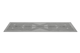 Gecko Warrior Yoga Handtuch - Mondgrau