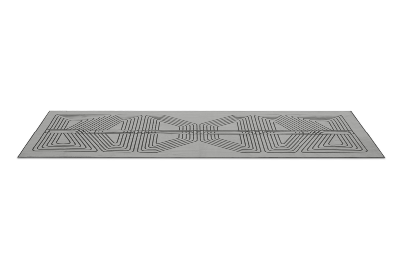 Gecko Warrior Yoga håndklæde - Moon Grey