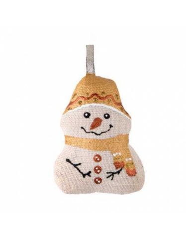 Kerst Smowman gouden