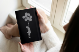 Quaderno Banksy A5/A6 - Ragazza con palloncini volanti