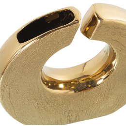 GOLDEN CERAMIC VASE 18X5X20CM ST52873