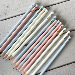 Potlood “Schoolkind” – wit – cadeau voor schoolinschrijving