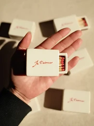 Streichholzschachtel aus Keramik – Je t'aime