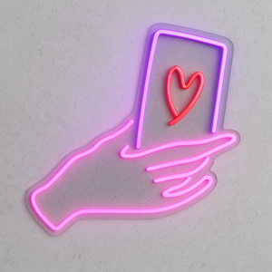 NEON-LED-LIEBESKARTE