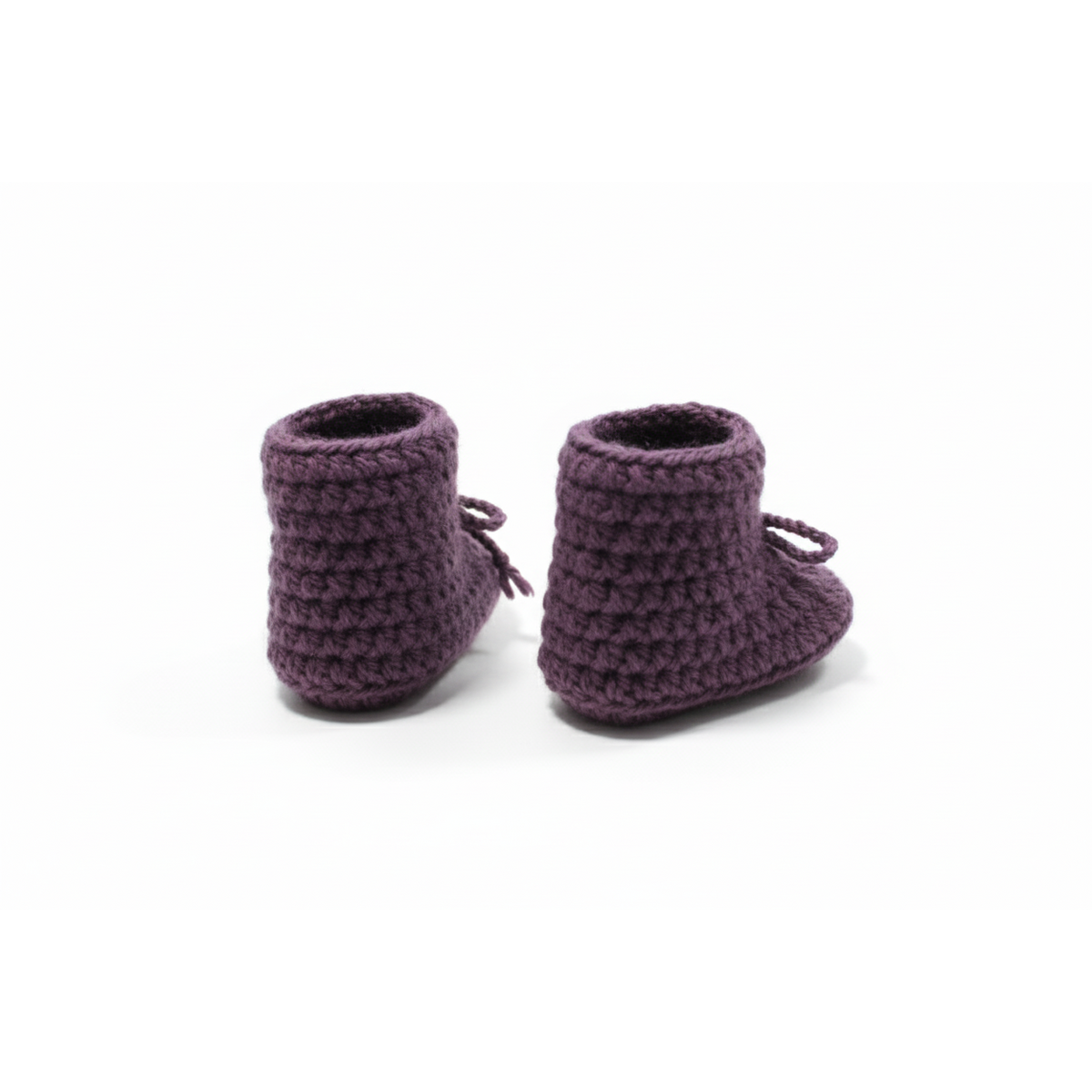 Handgehaakte Babyslofjes - Klein Rood- Uniek, Zacht & Hoge Kwaliteit