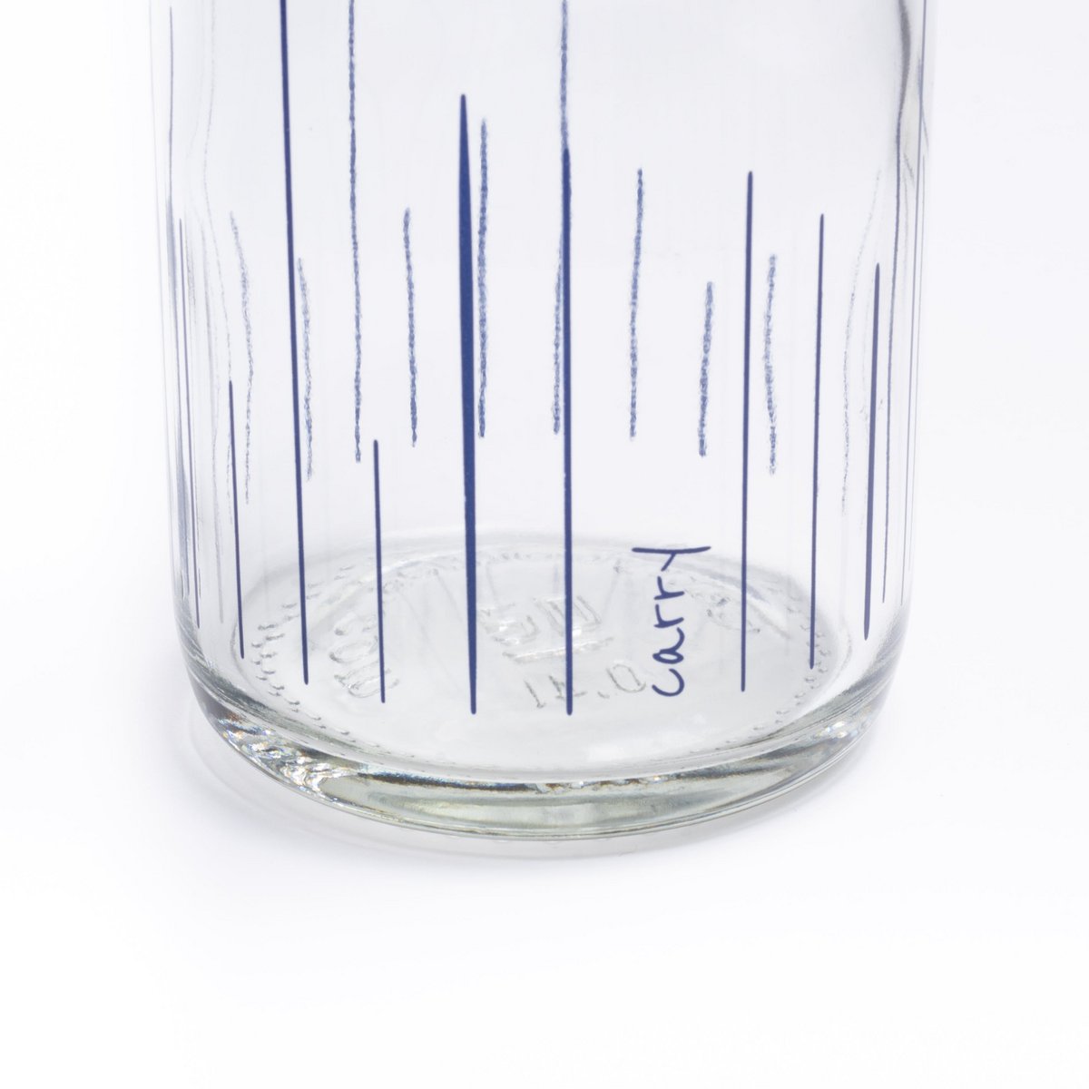 RISE UP 0.4L glass bottle