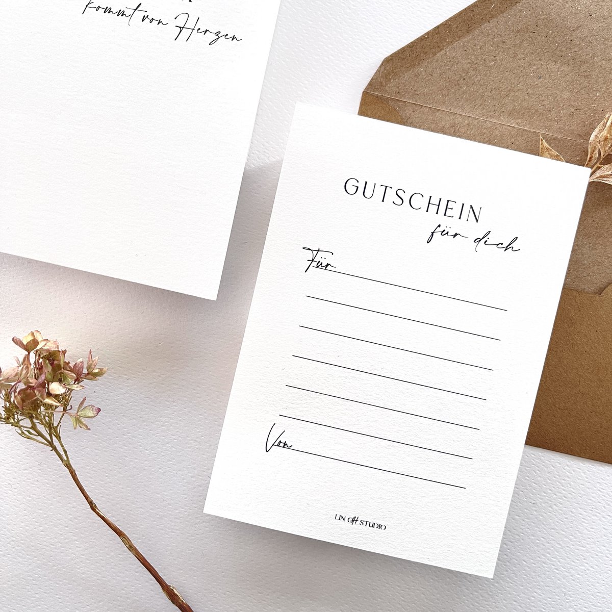 Gutscheinkarte für deinen Lieblingsmenschen
