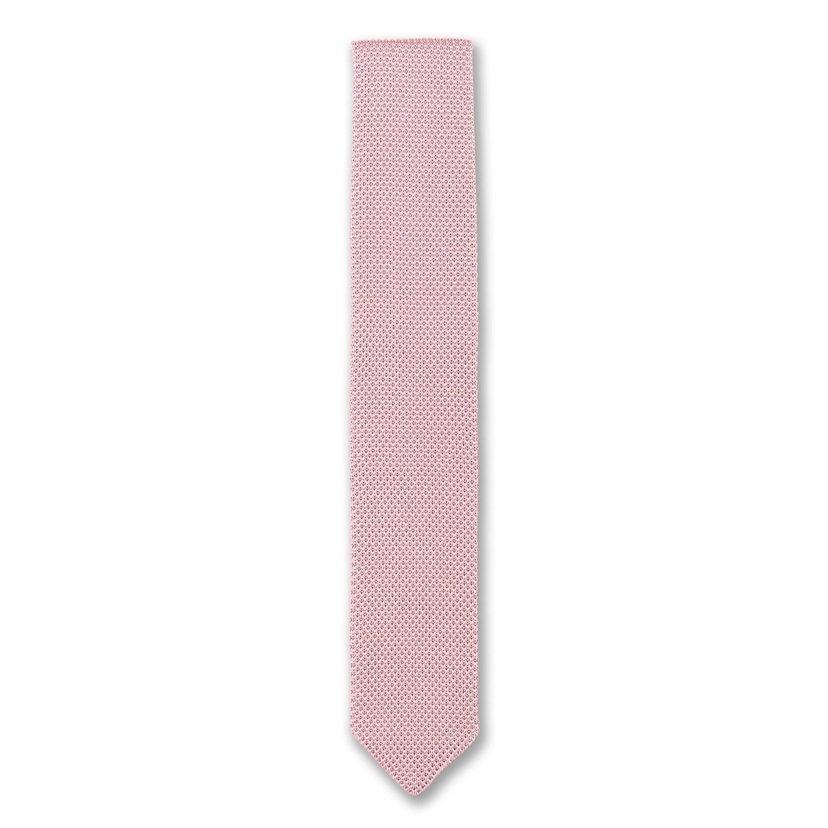 Dusty pink knitted tie