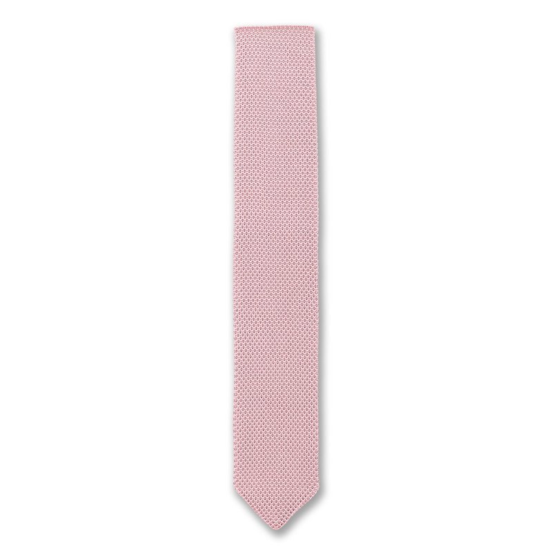 Dusty pink knitted tie