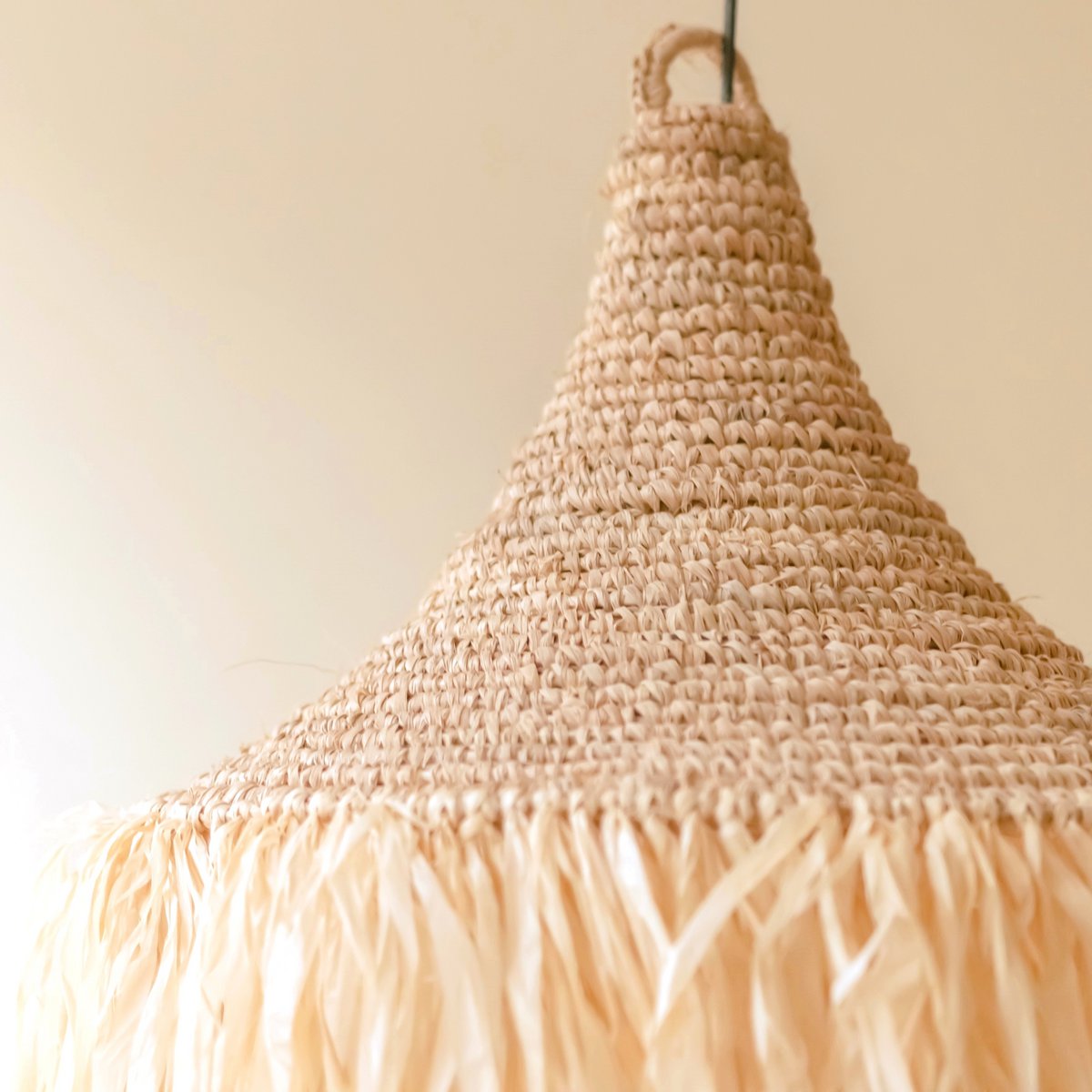 Lampa z rafii | Abażur RUMBAI