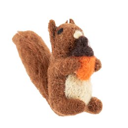 Wool pendant squirrel