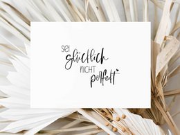 Ansichtkaart "Happy" verklaring