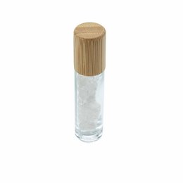 Gemstone Essential Oil Roller Bottle - Rock Quartz