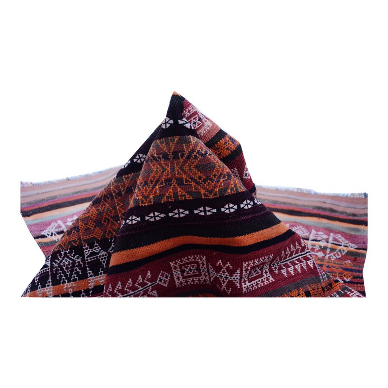 Tapis Vintage Rouge Mexicain Baluch Soumak