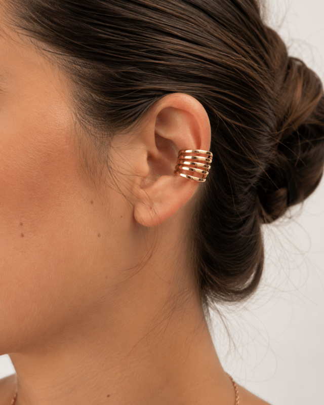 MULTIPLE RING – Ear Cuff Multiple Rings Gold