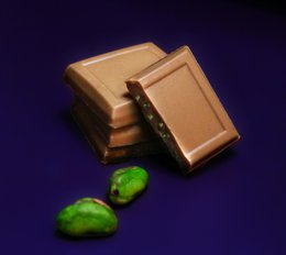Biologische premium pistache-sinaasappelchocolade