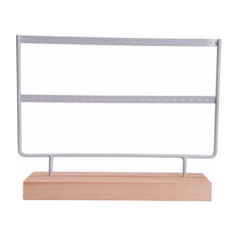 Earrings rack white
