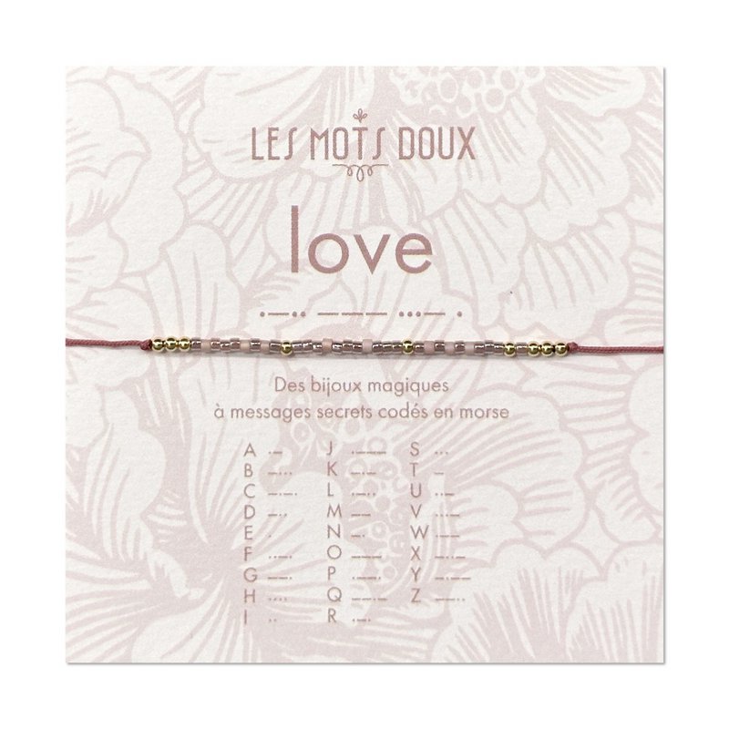 Morse Code Bracelet: Love