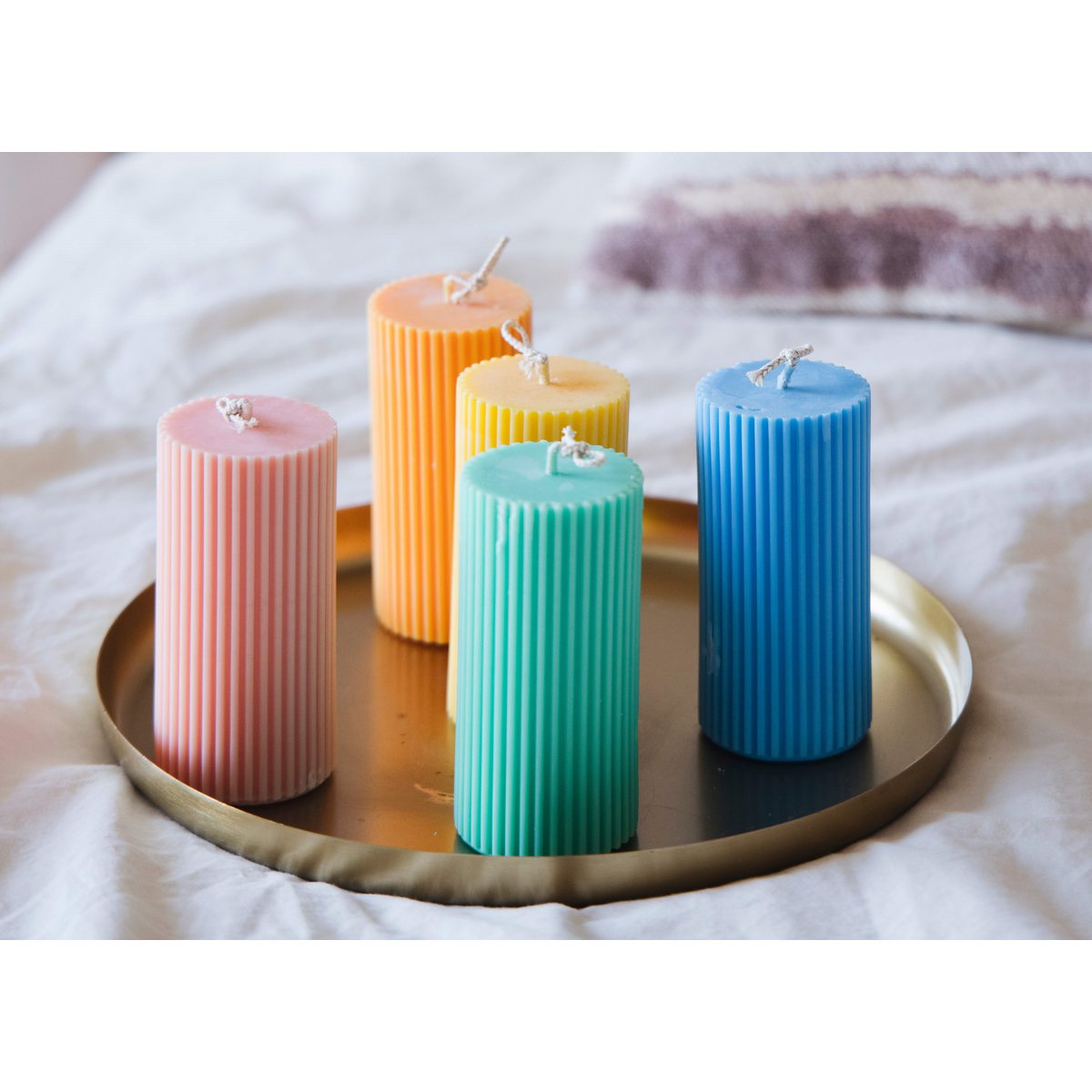 Colored candle Marzia PM POP collection