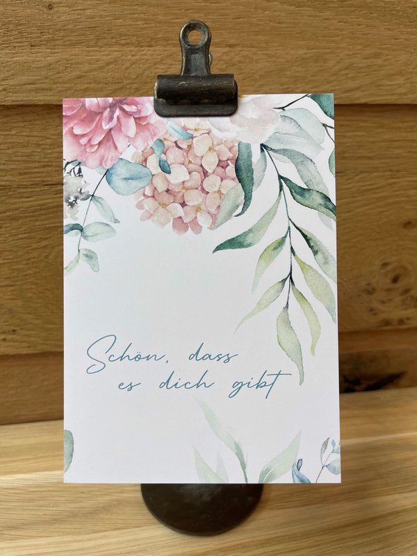 Postkort Dejligt at du findes