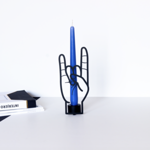 You Rock Gesture Kerzenhalter aus Metall