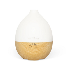 Nimbus 2.0 også natlampe - Geurwolkje® Diffuser - Lyst træ - 200 ml - Vejledende udsalgspris 44,95 €