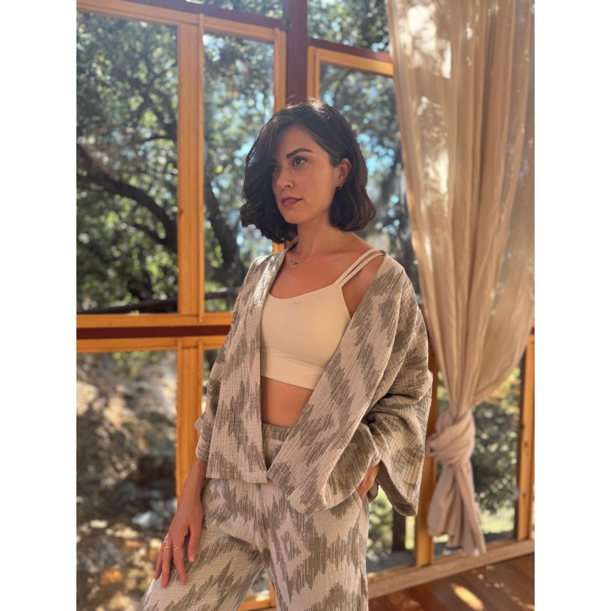 Guru Green Muslin Jacket