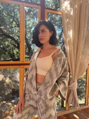 Guru Green Muslin Jacket