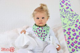 Spiczasty śliniaczek Lucky Leopard - śliniaczek niemowlęcy