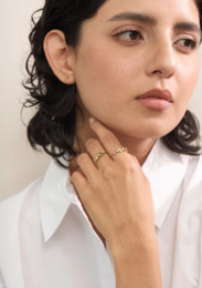 Dara - Multi Stone Ring Gold