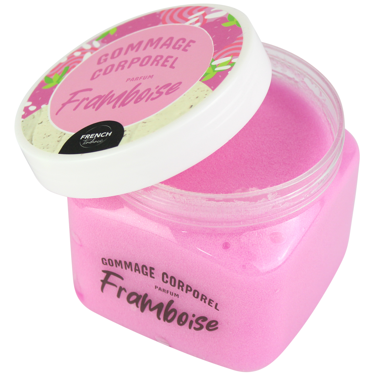 Body scrub 470 gr - Raspberry scent - FRENCH TENDANCE