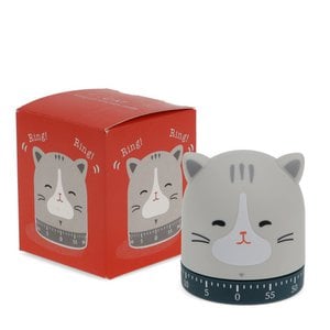 Wind-up kitchen timer - Cat