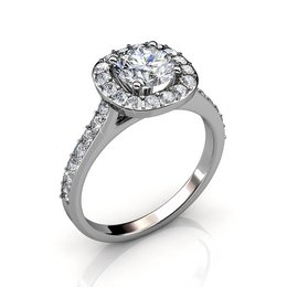 Bague Cushy - Argenté et Cristal