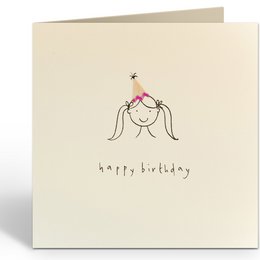 PSC011 - BIRTHDAY HAT GIRL