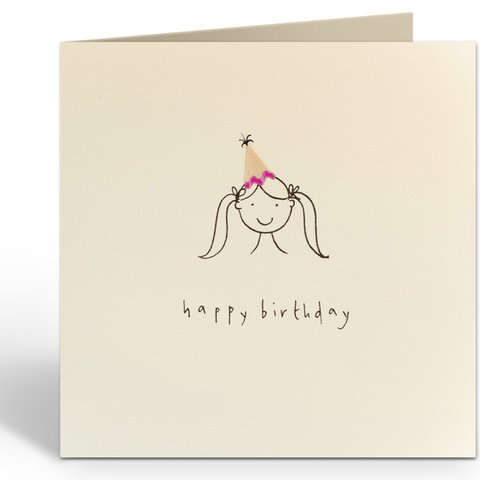 PSC011 - BIRTHDAY HAT GIRL