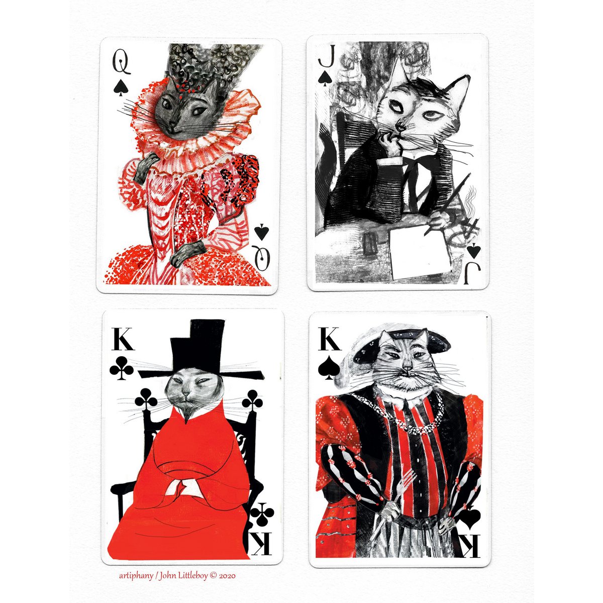 Kitten Club Playing Cards