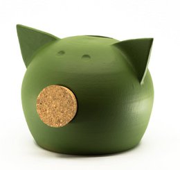 Handgefertigtes Tafel-Sparschwein aus Keramik – The Chalk Collection