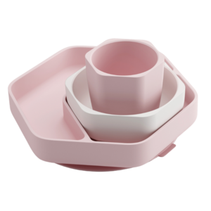HEORSHE Tableware Set, PINK