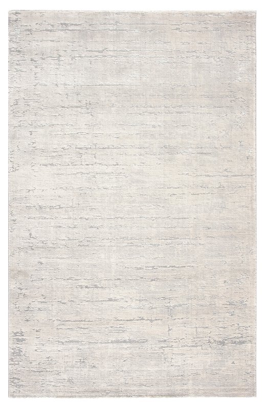 Kurzflor-Teppich Hellgrau 155 x 230 cm, Teppich für Wohnzimmer, superweicher moderner Kurzflor-Teppich