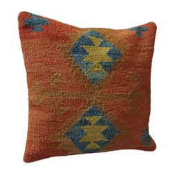 Housse de coussin Kilim en ficelle de laine