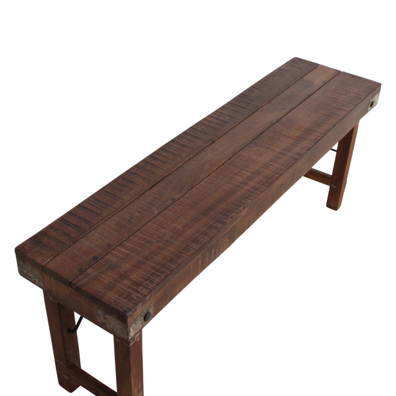 Wooden bench foldable 120 cm
