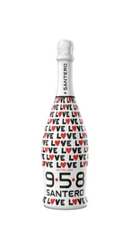 958 Santero "amor" Spumante blanca extra seca 6.5% 0.75L -Ssiorti- *Uitlopend *