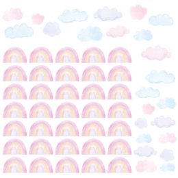 Vægklistermærke | Mini Rainbows Pink