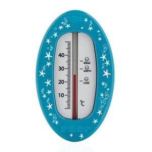 Badethermometer oval - blau